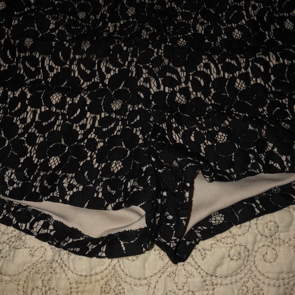 Lace romper!  Beige and black! - Picture 3 of 7